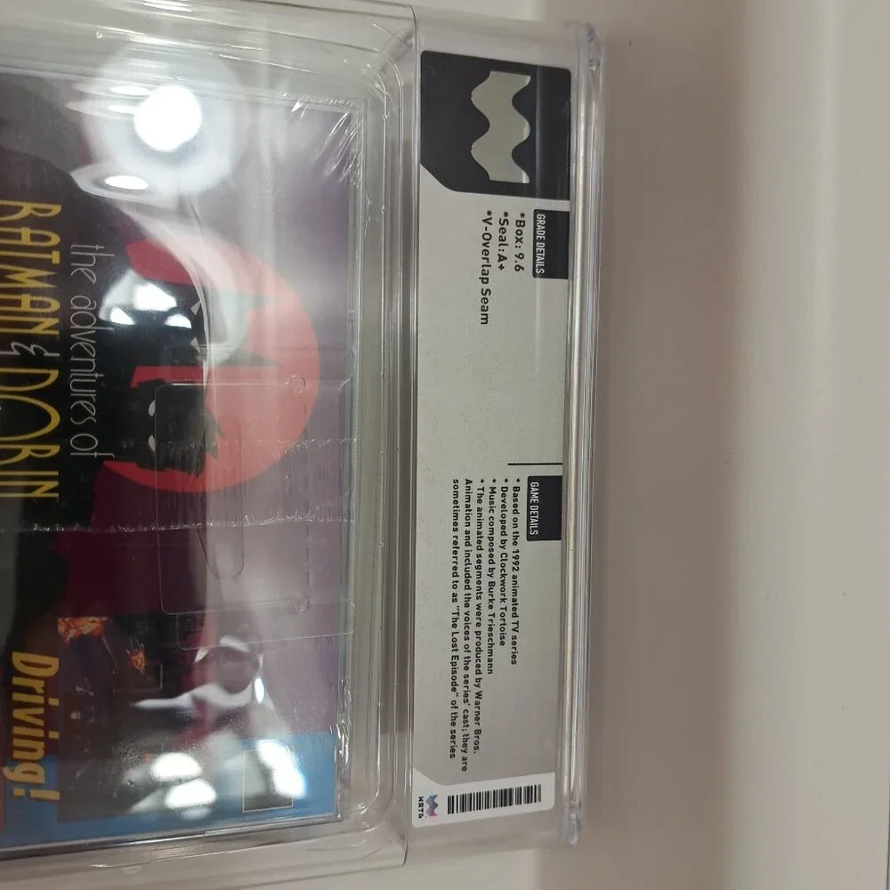 Adventures Of Batman & Robin (Sega CD) WATA 9.6 A++ NEW Factory Sealed MINT!